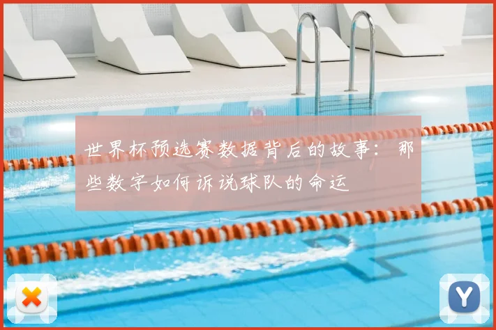 世界杯预选赛数据背后的故事：那些数字如何诉说球队的命运